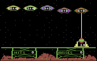 Alien Addition screenshot 2 for TI-99